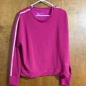 Under Armour Magenta Crewneck Sweatshirt